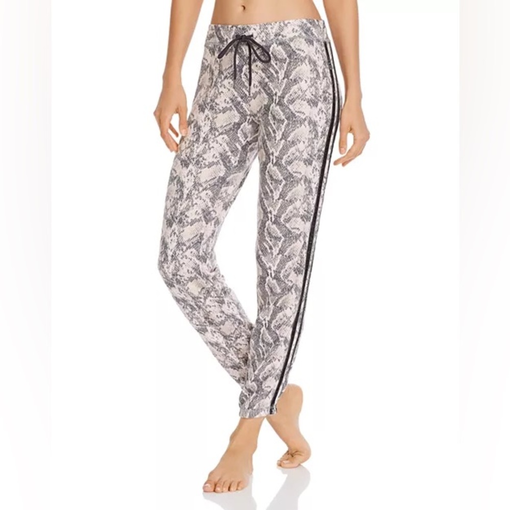 NWT PJ Salvage Snake Print Jogger Pants in Blush Size Small
